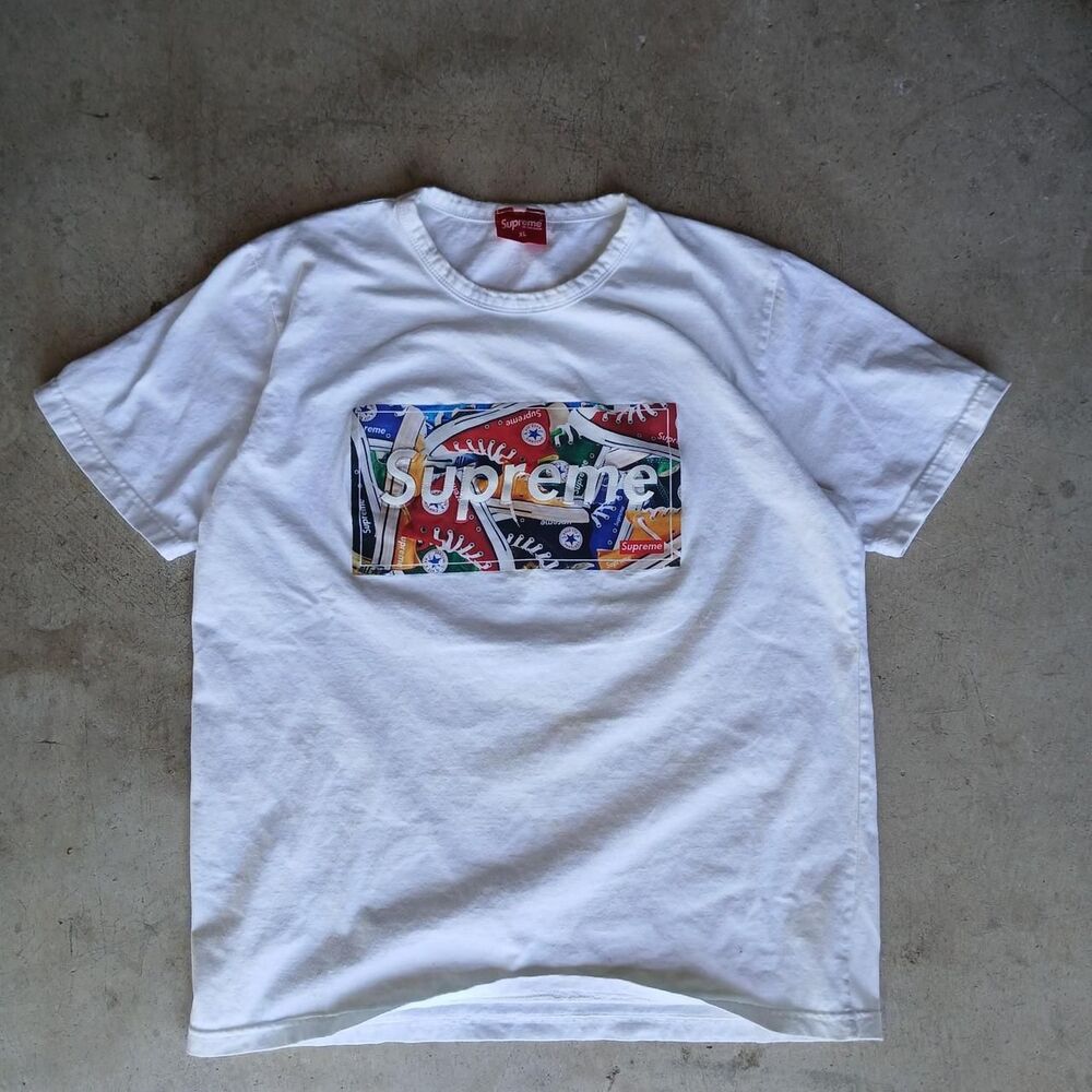 Supreme Men's White T-shirt